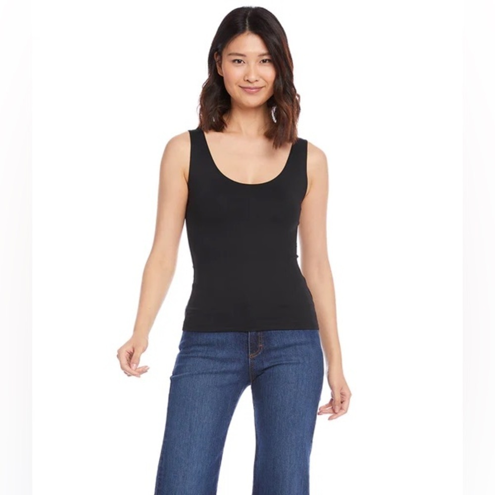 Women's Karen Kane BLACK Tank Top NWT MEDIUM PETITE